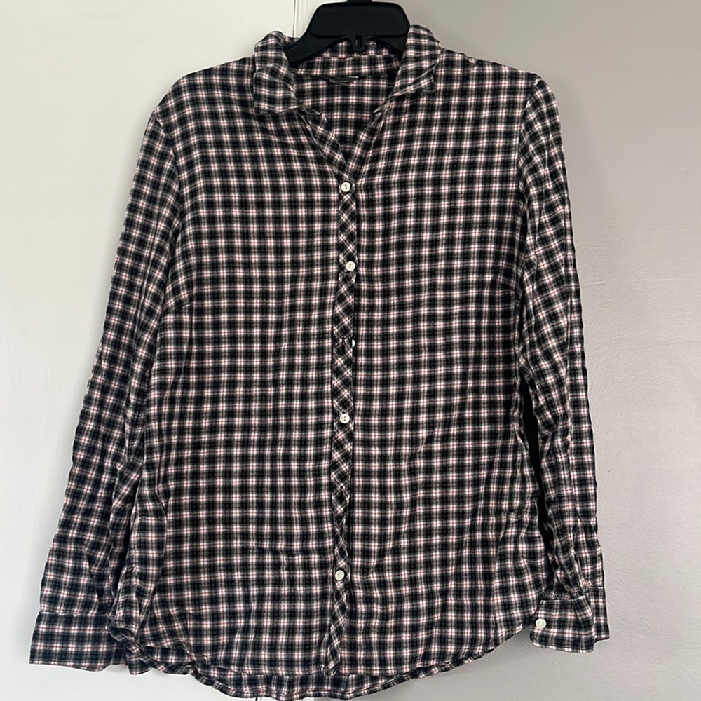 Flannel button down